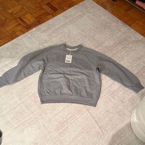 Everlane THE OFF-DUTY TERRY CREW size M in Heathered Grey